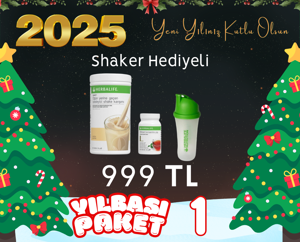 Yılbaşı Paketi 1 -  Shaker Hediyeli