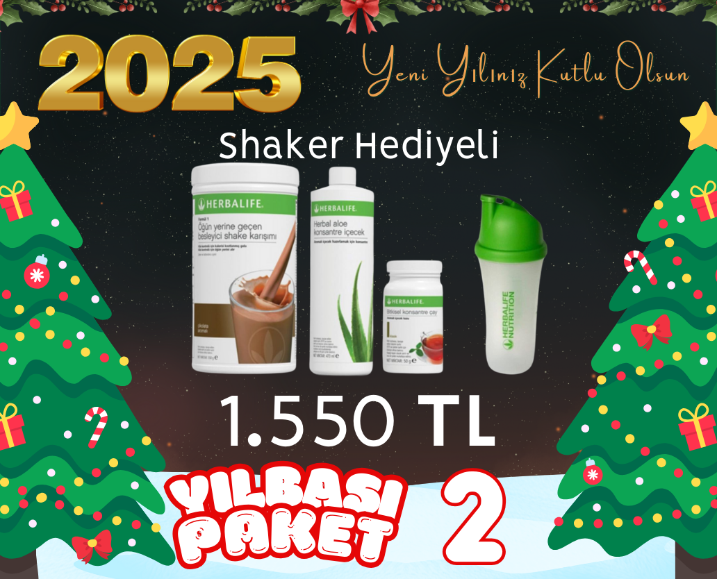 Yılbaşı Paketi 2 -  Shaker Hediyeli