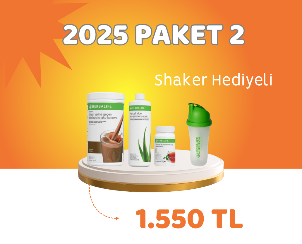 2025 Paket 2 -  Shaker Hediyeli