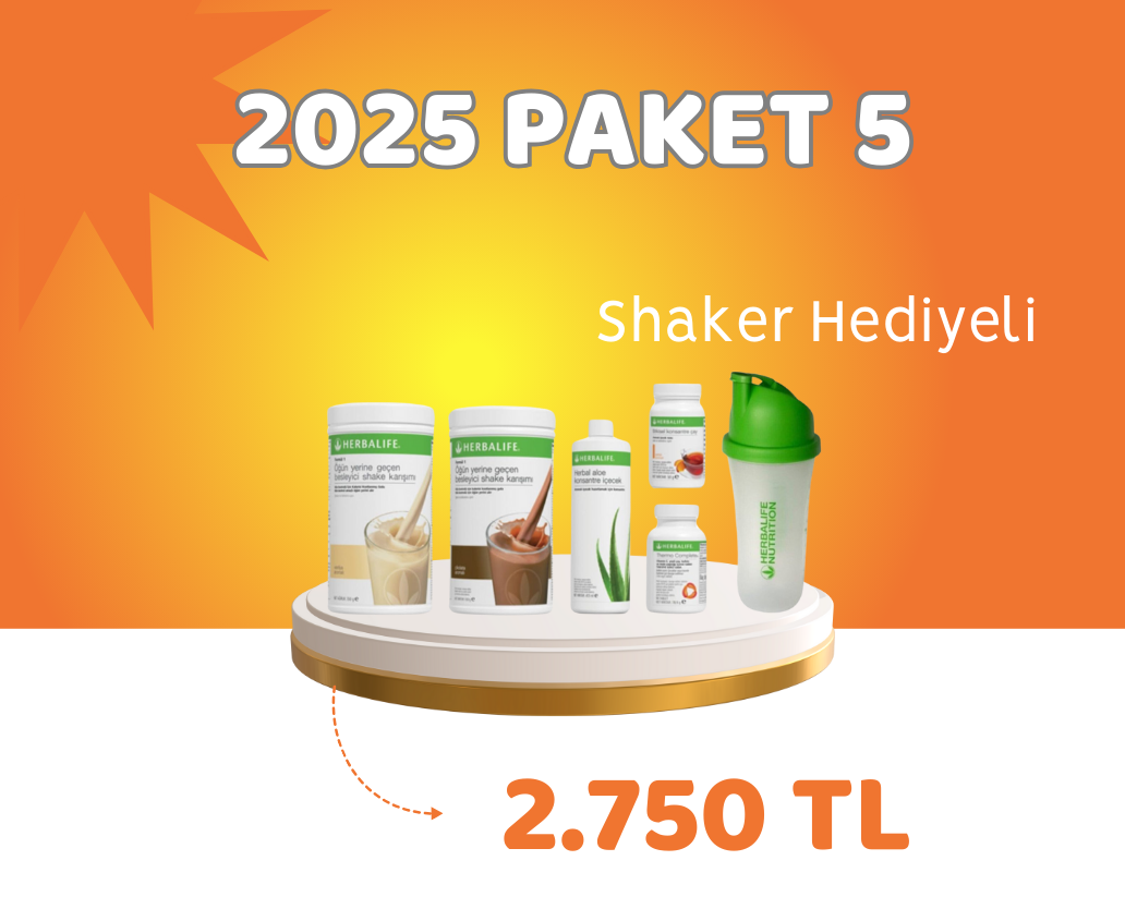 2025 Paket 5 - Shaker Hediyeli